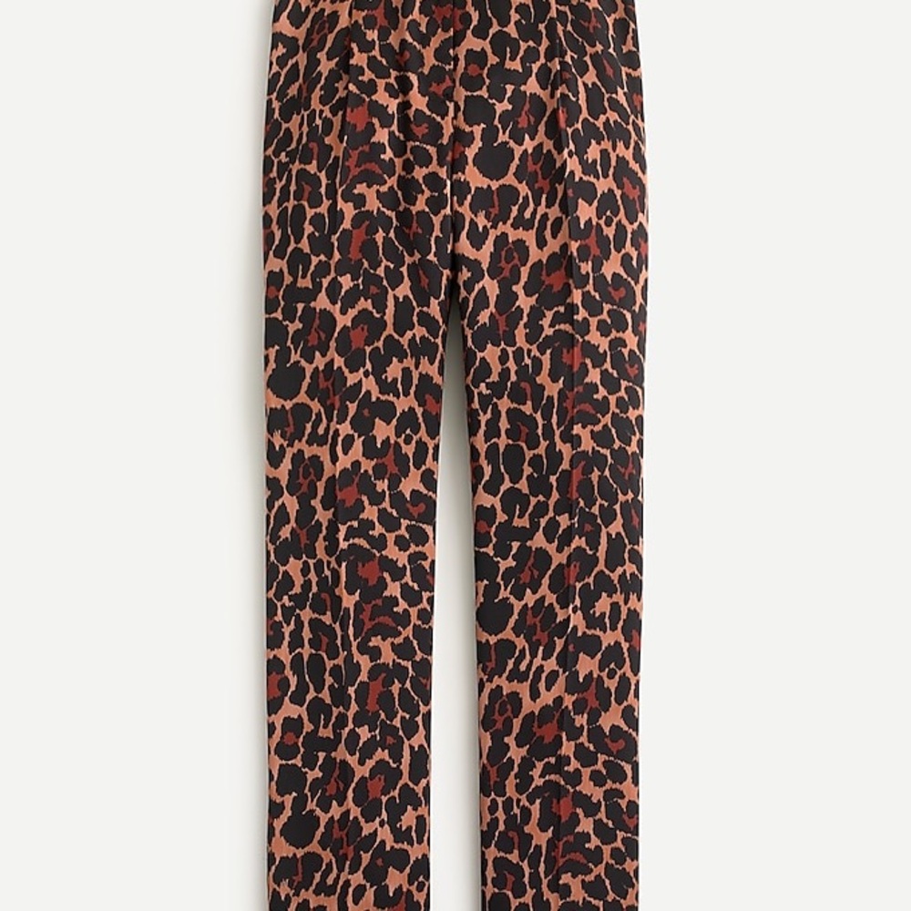 J. Crew Leopard Print Silky Trousers - Sold out online!